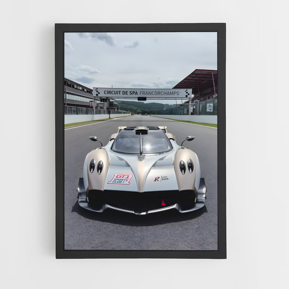 Poster Huayra R Evolution – affiche Pagani (vue 2)